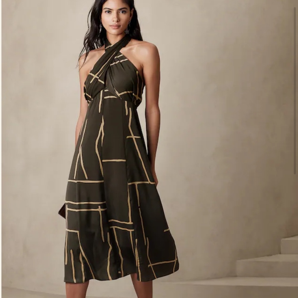 Halter Midi Dress